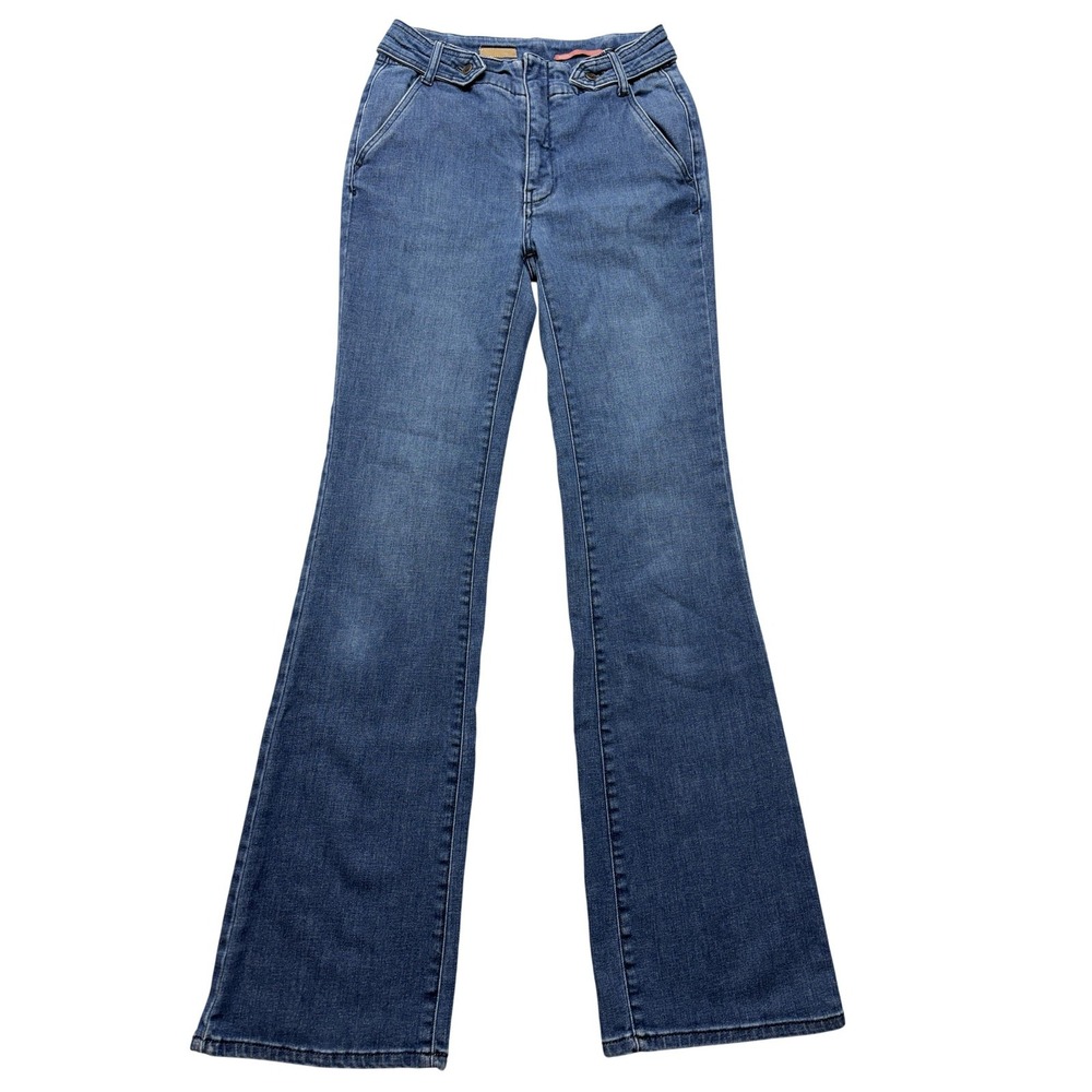 Pilcro Bootcut Jeans Womens 27 Blue Medium Wash Mid Rise Flare Denim